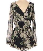 ASTR floral flirty romper