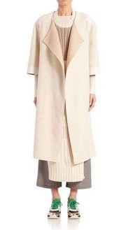 M. PATMOS Reversible Wool Travel Coat NWT Sz S