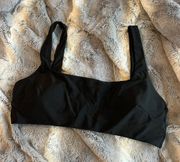 Black  Scoop Bikini Top