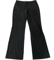 Isaac Mizrahi Pants Women 4 Solid Black Bootcut Target Flare Mid Rise Poly Blend