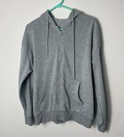 SheIn  Grey Zip Up Long Sleeve Jacket L