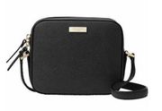 Kate Spade  Newbury Lane Cammie Camera Bag Leather Adjustable Black One Size