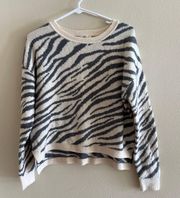 YesLola Zebra Print Sweater