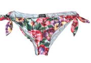 NWT Dolce & Gabbana Multicolor Floral Swimwear Bottom Beachwear Bikini IT4 | L