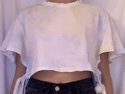 Stories Cropped Shirt