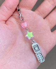 unique y2k 90’s funky Kawaii phone strap/bag charm/keychain/display🍬📱🌈🎲💕