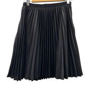 Jason Wu for Target Black Pleated Side Zip A-Line Mini Skirt Size 4