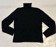 Fred David Black Womens Long Sleeve Turtleneck Small Casual Winter