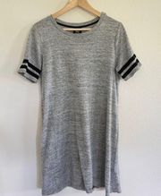 Sweater Varsity Stripe Tunic/Dress Size L