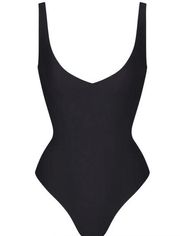 NWT  Body Unlined Plunge Bodysuit Onyx Size XS