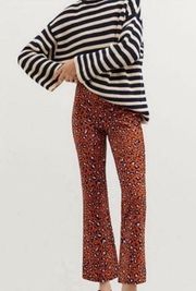 Margot Kick-Flare Cropped Pants by Maeve for Anthropologie - Size XS