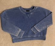 Cropped Blue Sweatshirt