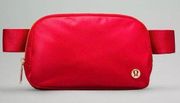 Lululemon NWT  Everywhere Belt Bag New Year Dark Red & Gold 1L