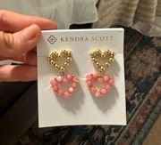 Kendra Scott Heart Drop Earrings