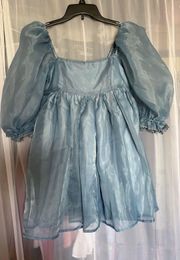 Blue Babydoll dress 