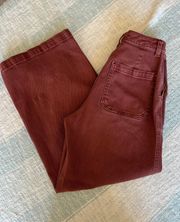 Wide Leg Cropped Pants