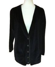 Vintage 90s Liz sport black cardigan