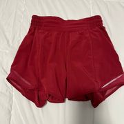 Maroon  4 Inch HR Hotty Hot Shorts