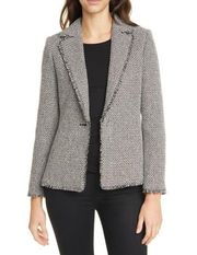 💕TED BAKER LONDON💕 Eloisia Bouclé Tweed Blazer Jacket TB3 US8 Medium M NWT