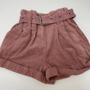 Boutique High Waisted Pink Shorts