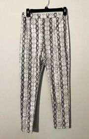 Faux leather snakeskin pants!