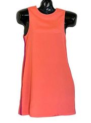 NWT  Sporty Twiggy Dress in Neon Salmon / Pop Pink - Sleeveless Minidress