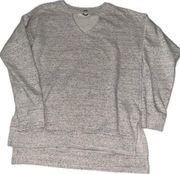 Maurice’s Keyhole V Neck Fleece Casual Top