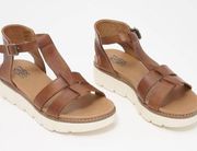 Miz Mooz Leather Sport Sandals Margery Brandy casual classic style comfy summer