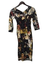 Just Cavalli Floral Bodycon Dress