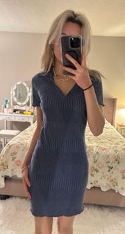 Blue Mini Dress