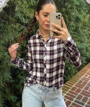 Becool flannel button down shirt sz m