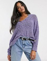 FREE PEOPLE Sunday Shore Slouchy Oversized Sweater Sz M