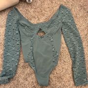 Urban Outfitters Lace corset bodysuit
