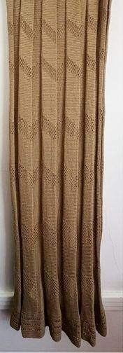 M Missoni • Taupe Tan Knit Maxi Skirt