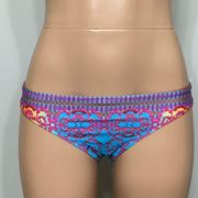 Nanette Lepore blue and pink bikini bottoms. NWT