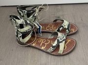 Sam Edelman Snakeskin Sandal