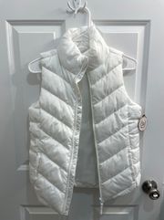 White Puffer Vest