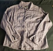 Woolrich‎ Button Down Purple Shirt Women’s Large