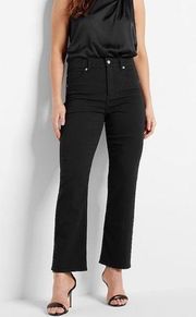 Black High Rise Ankle Jeans