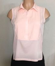 French Connection blush blouse. RUNS SMALL. NWT