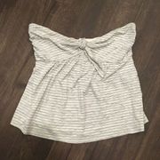 NWOT Socialite retro tie front knit top