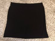 NWOT  Woman Plus Size Black Mini Skirt 3x