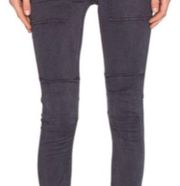 Stretch Joie cadet skinny pant with split hem and oversized pockets in stingray