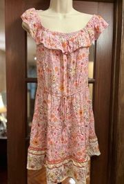 BeBop Pink Floral Size Large** Dress