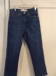 Levi Signature High Rise Straight Heritage Stretch Jeans Size 8 Waist 29" VNC