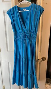 Blue Long  Dress