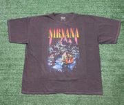 Nirvana unplugged Oversized Shirt Sz O/S