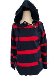 Ralph Lauren Women Blue/Red Hoodie Size M (36-1)