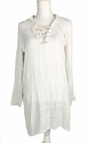 Sandbar Striped Linen Mini Dress