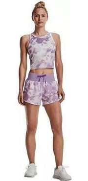 UNDER ARMOUR Run Up Pace Purple Hi Rise Shorts Sz XL NEW